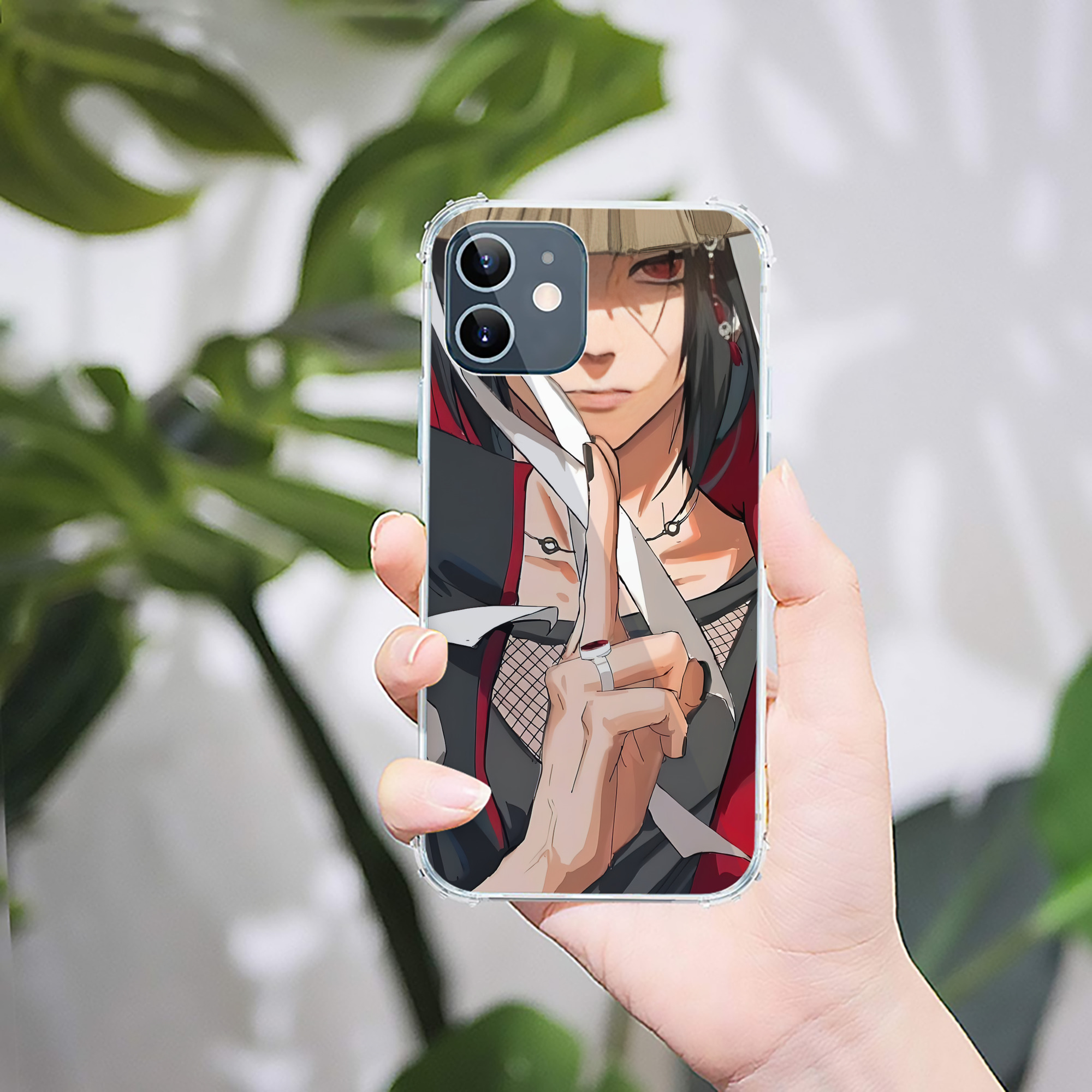 （画像用） NARUTO -ナルト- NARUTO -ナルト- 疾風伝 【iPhone 12シリーズ対応】透明スマホケース（クリアソフトケース）